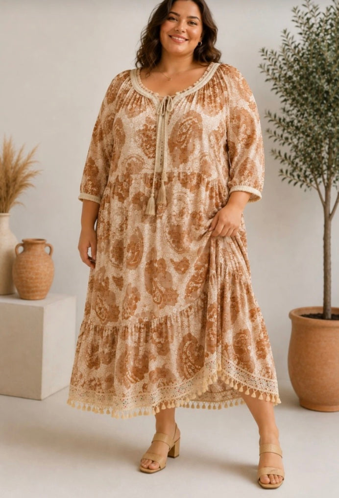 ROBE BOHEME LONGUE 122 CM