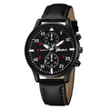 Montre Homme Geneva Quartz – Business & Sport Bracelet Cuir