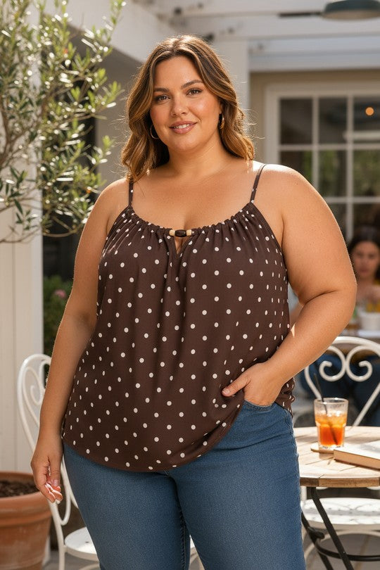 Debardeur motif pois