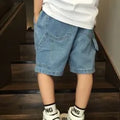 Short Garçon Style Simple Jean Denim – Bleu Clair