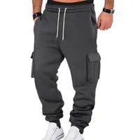 Pantalons Décontractés Homme Unis En Tissu Extensible Quatre Directions, Confection Tricotée Pour Un Confort Optimal