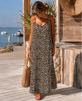 Robe Longue Fluide à Fines Bretèlles Femme | Longueur 135 cm