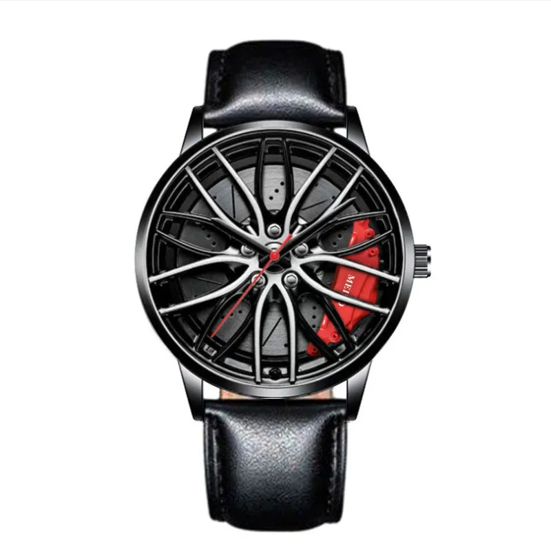 Décontractée Couleur Unie Boucle Déployante Simple Quartz Hommes De Montres