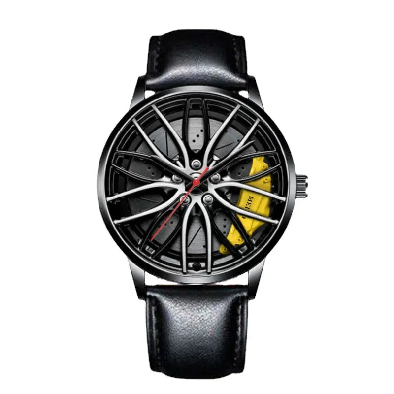 Décontractée Couleur Unie Boucle Déployante Simple Quartz Hommes De Montres