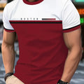 Hommes Polyester De Base Style Classique Impression 3D Manche Courte T-shirt Homme