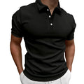 Hommes Style Simple Couleur Unie Manche Courte Patchwork Hauts Pour Hommes