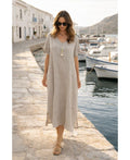 ROBE FLUIDE + COLLIER OFFERT