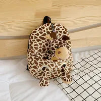 Sac À Dos En Peluche Anti-perte Pour Enfants, Dessin Animé, Garçons Et Filles, Sac À Double Épaule, Sac À Dos De Maternelle