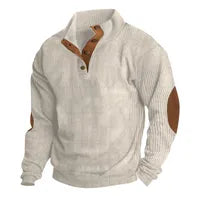 Hommes Style Simple Bande Couleur Unie Manche Longue Hoodies Pour Hommes
