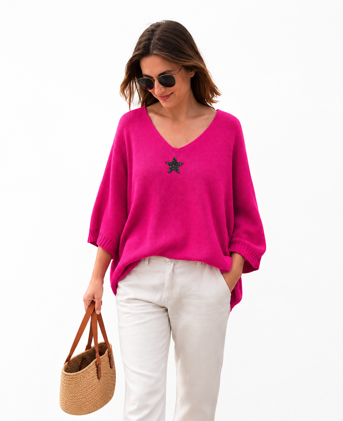PULL LOOSE MAILLE ETOILE