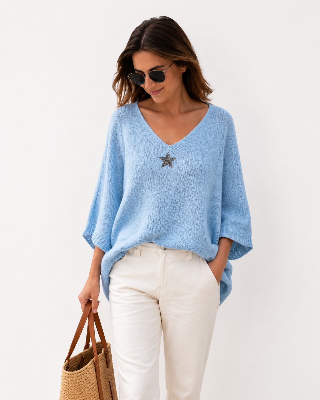 PULL LOOSE MAILLE ETOILE