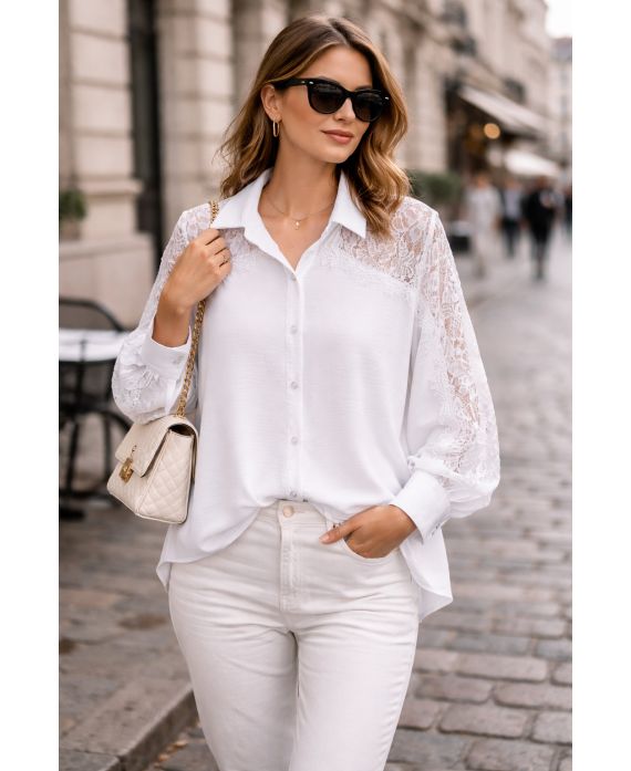 Chemise Fluide Dentelle