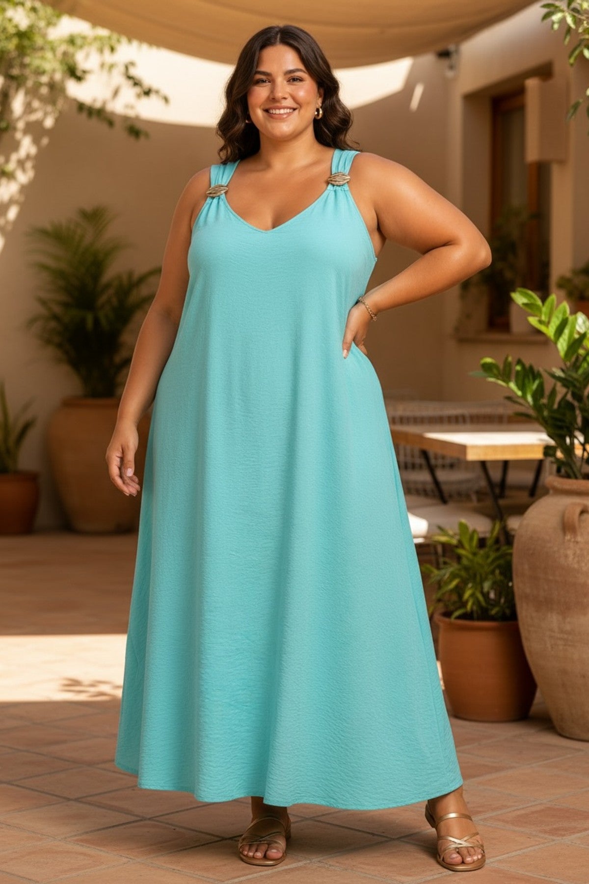 Robe avec bretelle