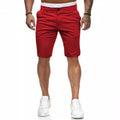 Shorts Décontractés Pour Hommes Style Européen Et Américain Été Coton Élastique Taille Moyenne Longueur Basse Sportif
