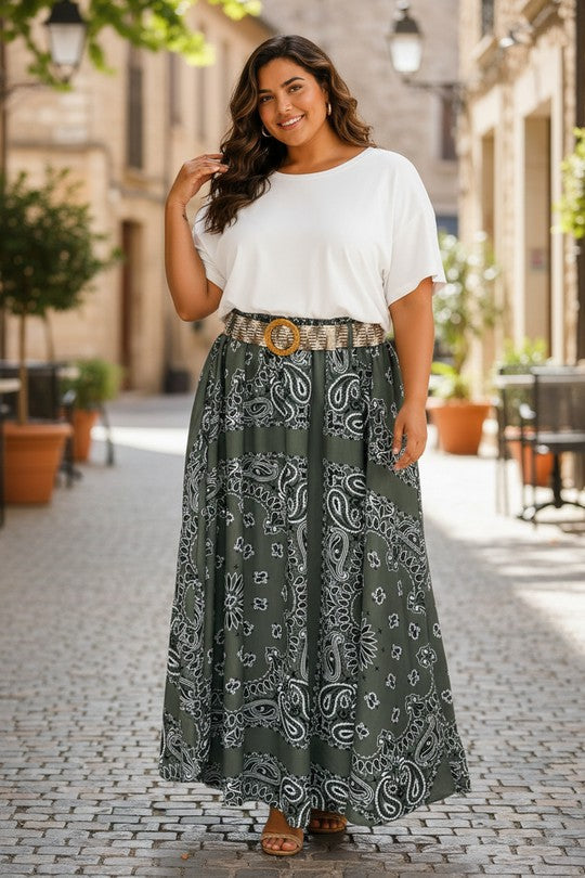 Jupe Paisley Maxi