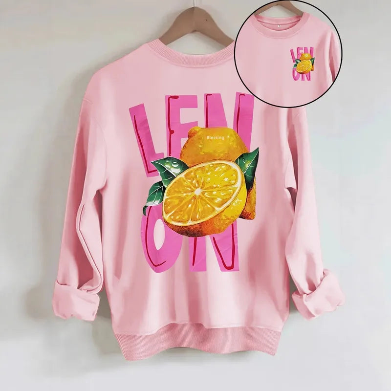 Sweat Décontracté En Polyester À Manches Longues, Vente En Gros, Style Décontractée Pour Femme