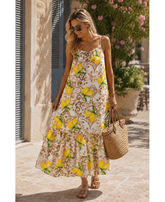 Robe Longue Imprimée