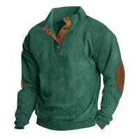 Hommes Style Simple Bande Couleur Unie Manche Longue Hoodies Pour Hommes