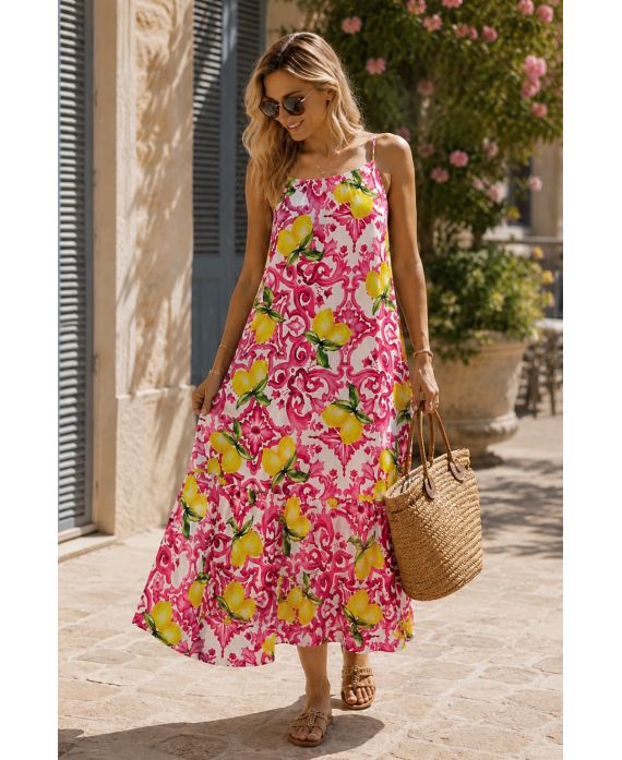 Robe Longue Imprimée