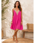 Robe col v fantaisie