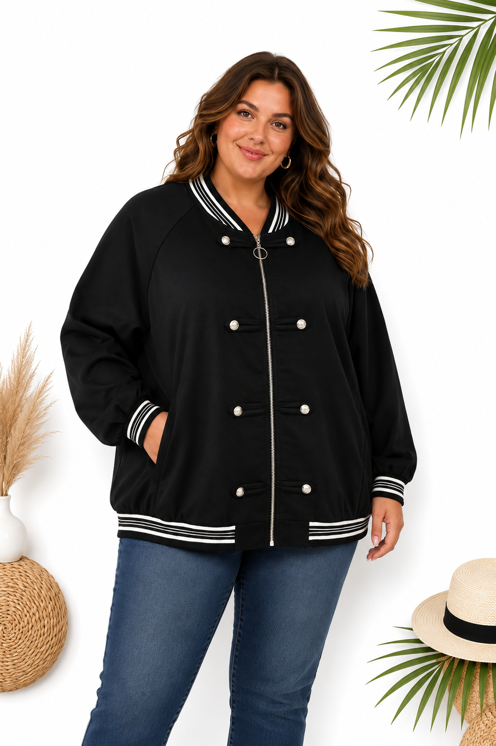 Blouson bombers en suedine