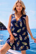 Robe court zippé