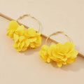 1 Paire Style Simple Style Classique Fleur Alliage Des Boucles D'Oreilles