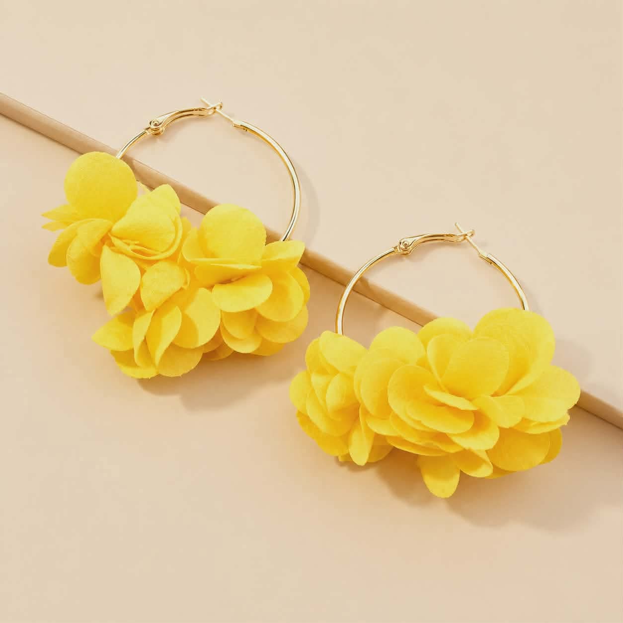 1 Paire Style Simple Style Classique Fleur Alliage Des Boucles D'Oreilles