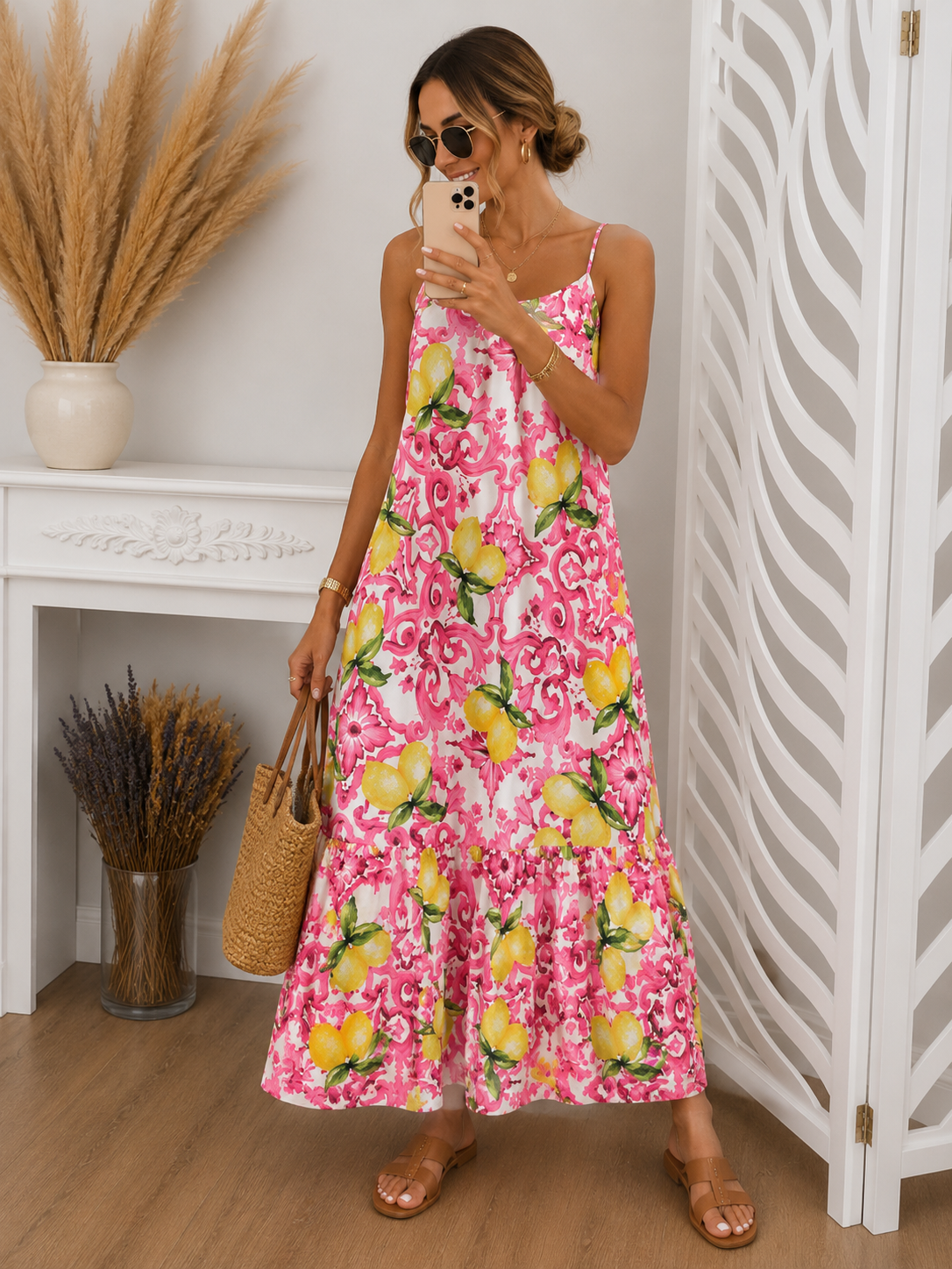 Robe Longue Imprimée
