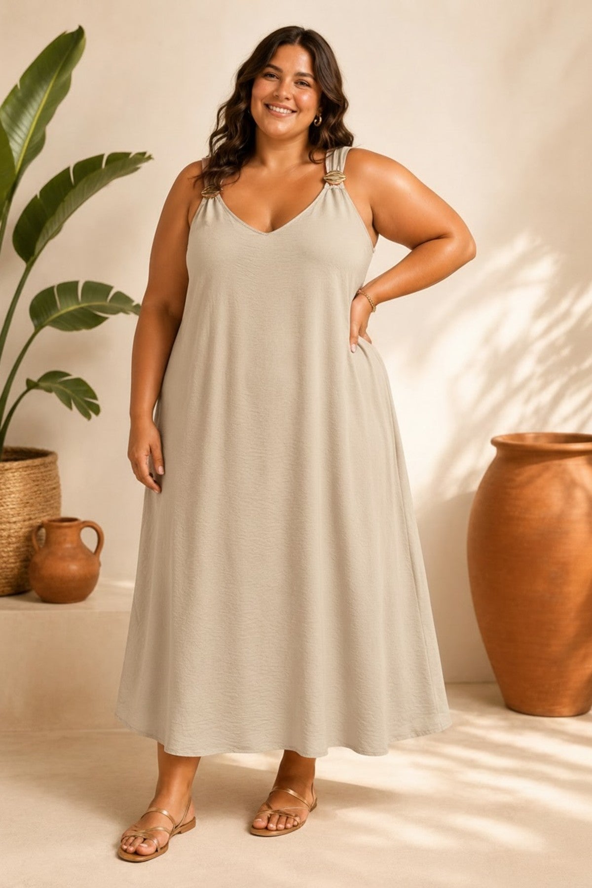 Robe avec bretelle