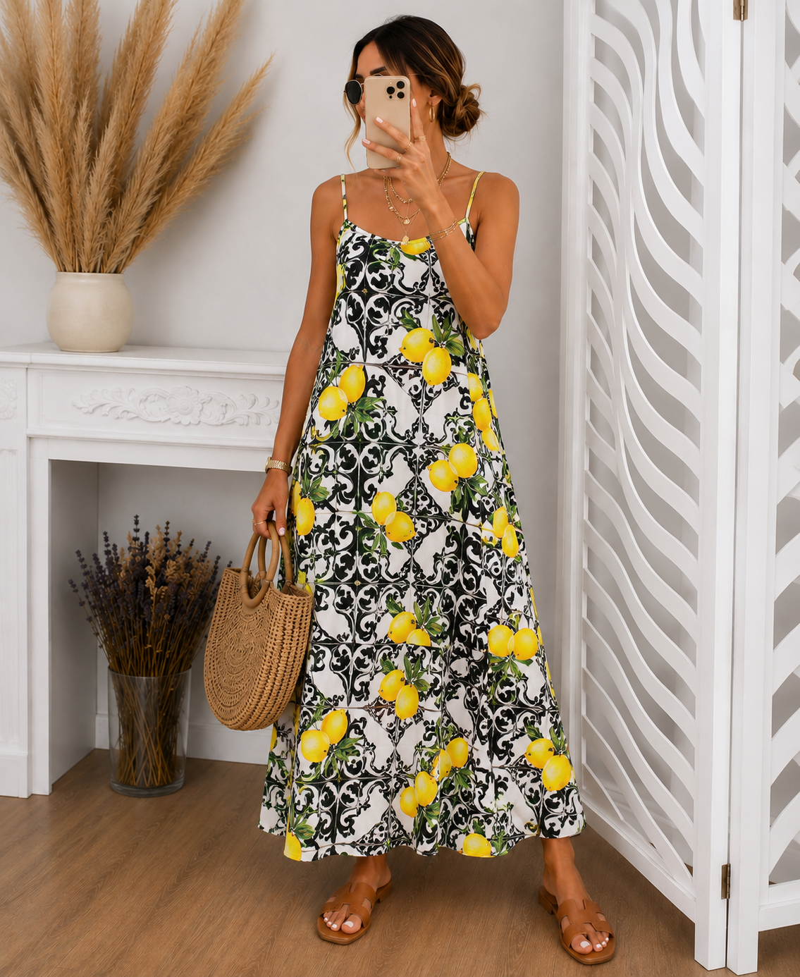 Robe Longue Imprimée