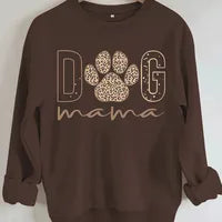 Sweat Décontracté Pour Femmes En Polyester À Manches Longues, Mots De Vocabulaire/nom