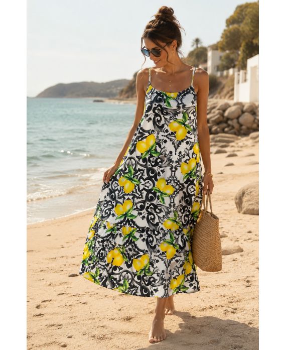 Robe Longue Imprimée