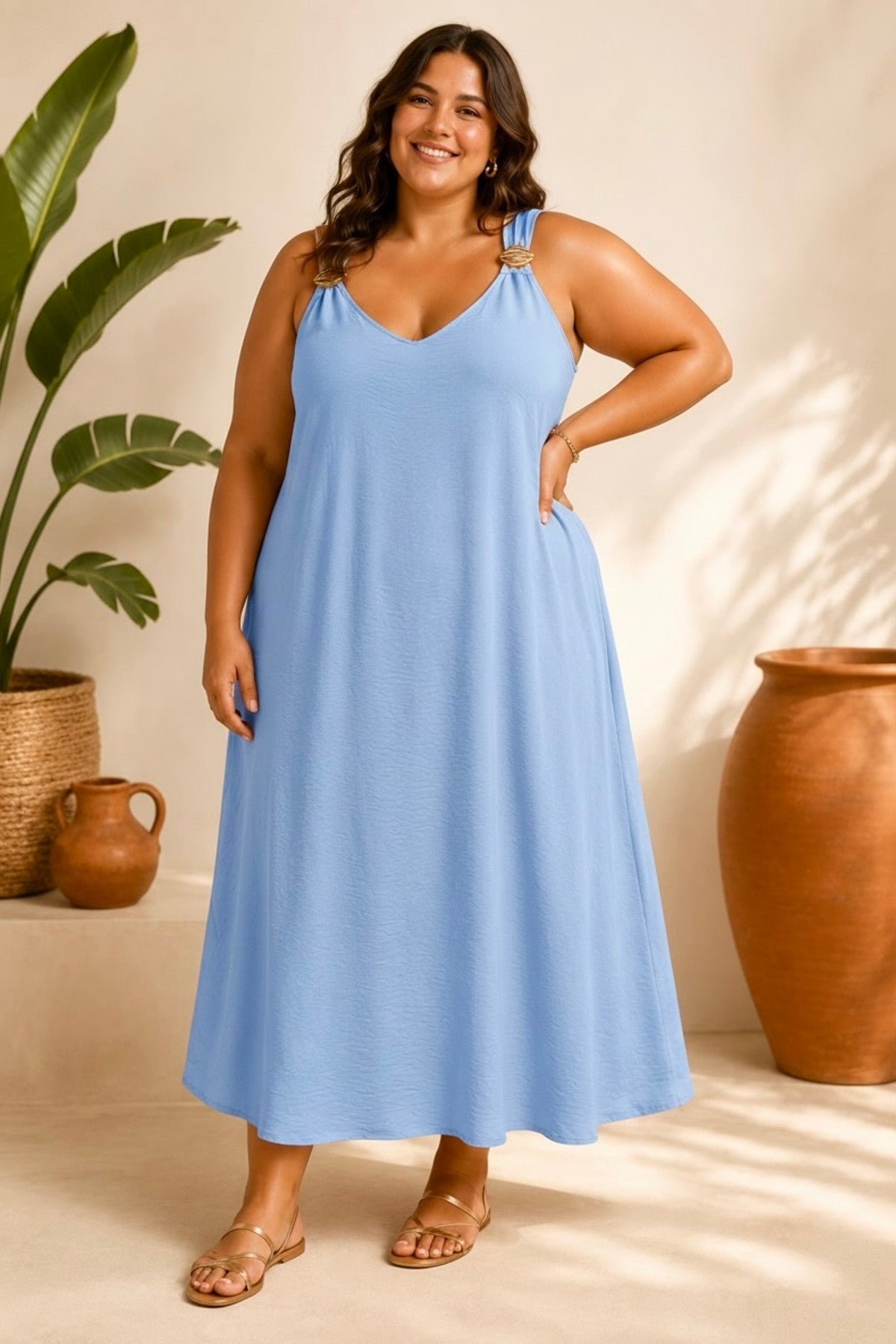 Robe avec bretelle