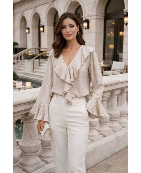 Blouse à Volants