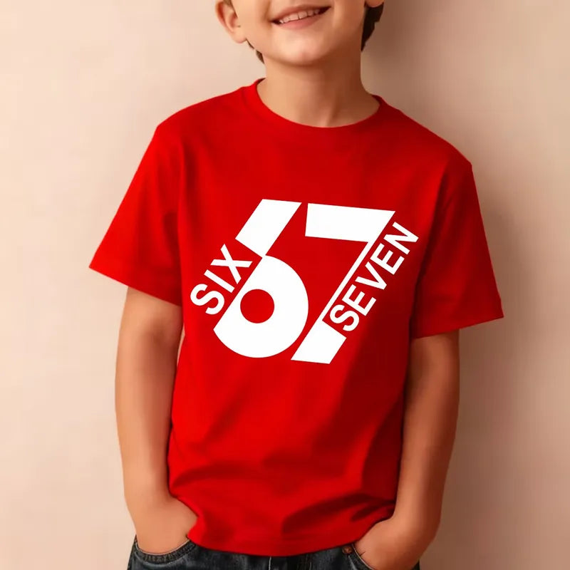 T-shirt Décontracté En Coton (plus De 70%) Avec Motif Lettre, Col Rond, Manches Courtes Et Application Patch