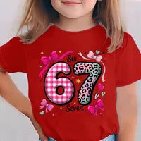 T-shirt Enfant Noir À Manches Courtes Avec Col Rond, Motif Lettre Imprimé, Coton Plus De 70%, Style Décontracté