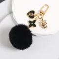 Mignon Boule De Poils Peluche Unisexe Pendentif De Sac Porte-Clés