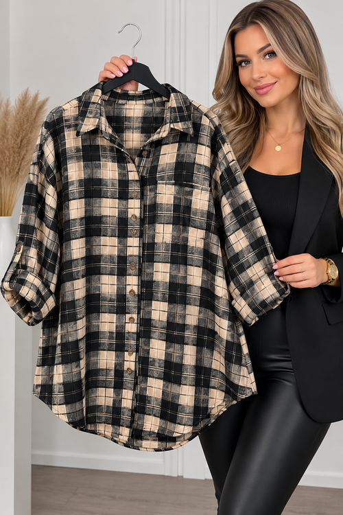 Chemise a carreaux en coton