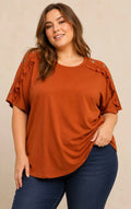 T-shirt a Dentelle