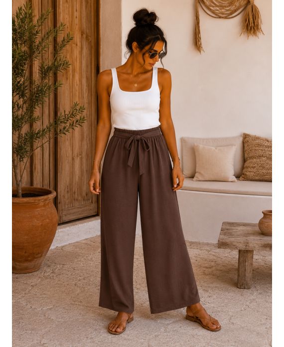 Pantalon Fluide à Nouer