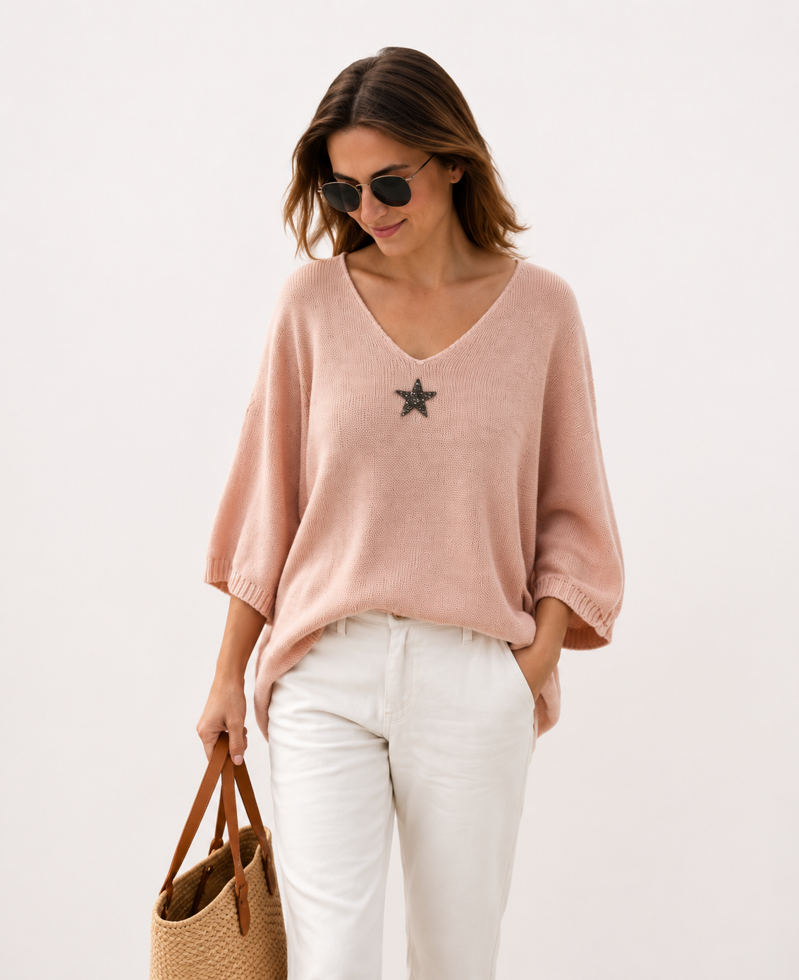 PULL LOOSE MAILLE ETOILE