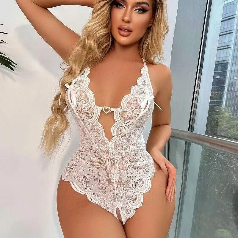 Body Dentelle Transparent Femme – Lingerie Sexy Élégante