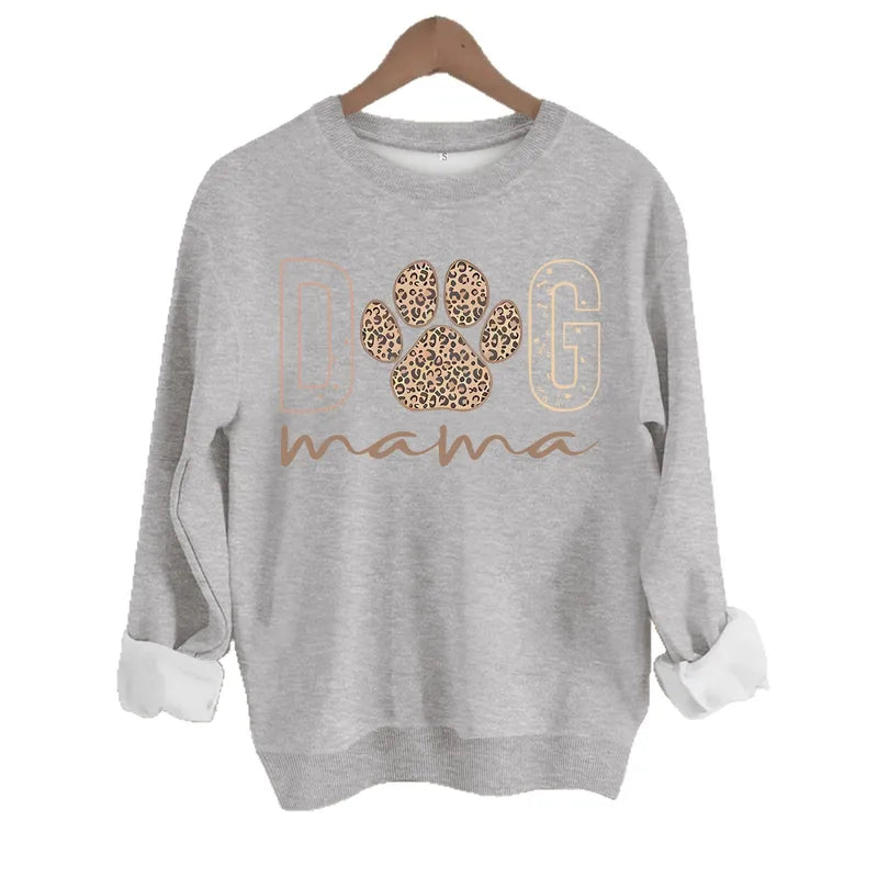 Sweat Décontracté Pour Femmes En Polyester À Manches Longues, Mots De Vocabulaire/nom