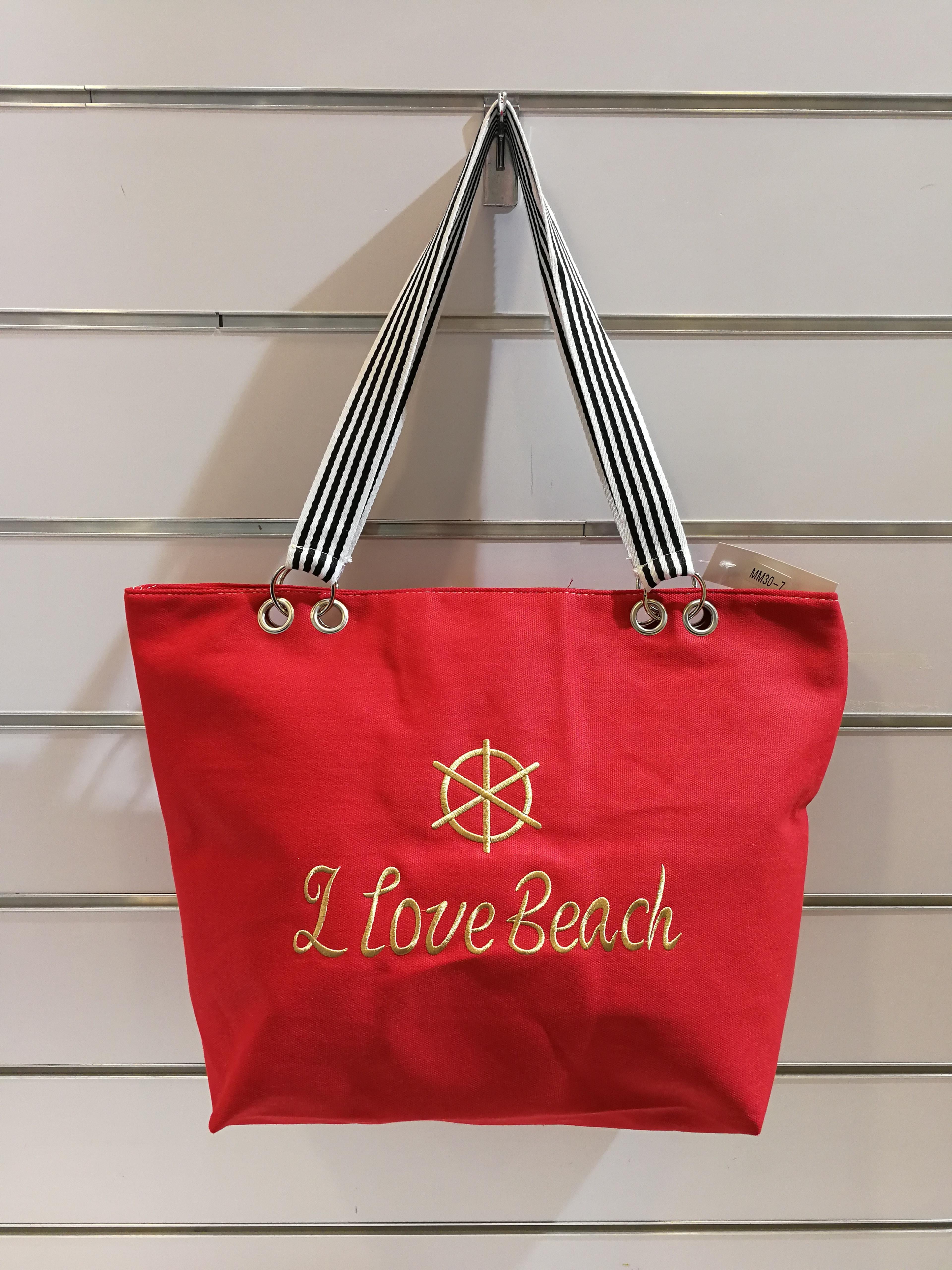 Sac de plage I Love Beach
