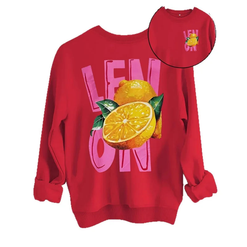 Sweat Décontracté En Polyester À Manches Longues, Vente En Gros, Style Décontractée Pour Femme