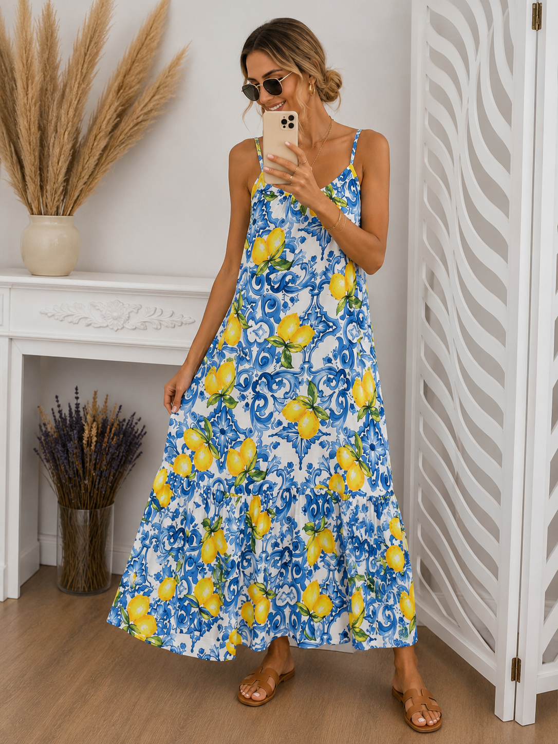 Robe Longue Imprimée