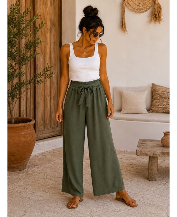 Pantalon Fluide à Nouer