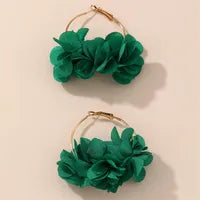 1 Paire Style Simple Style Classique Fleur Alliage Des Boucles D'Oreilles