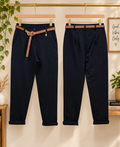 PANTALONS A POCHES PLISSÉES